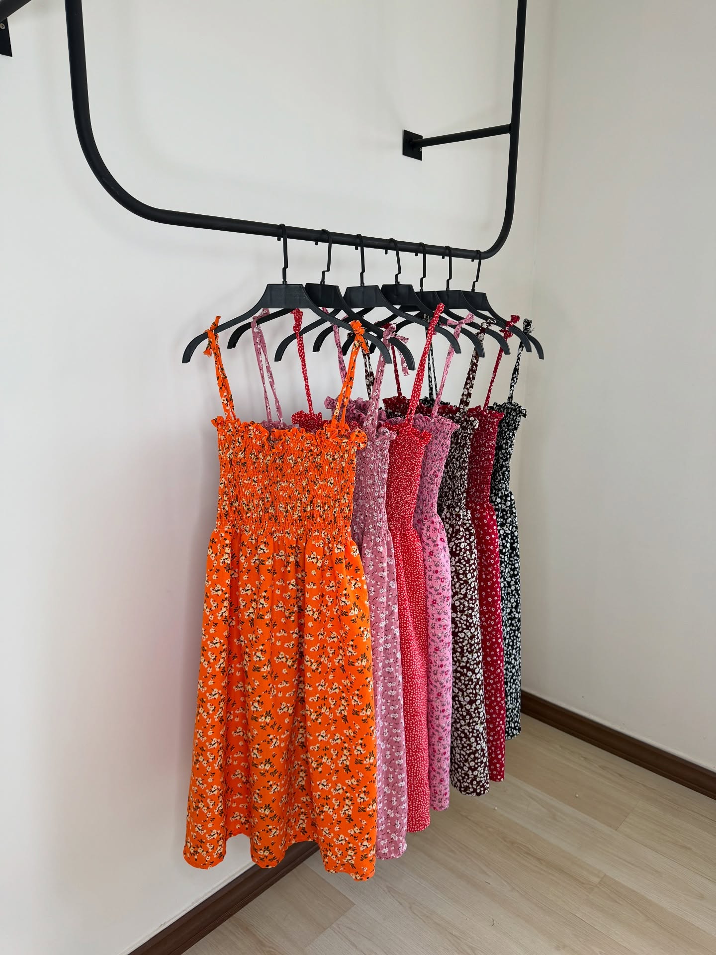 پیراهن ساحلی گل گلی