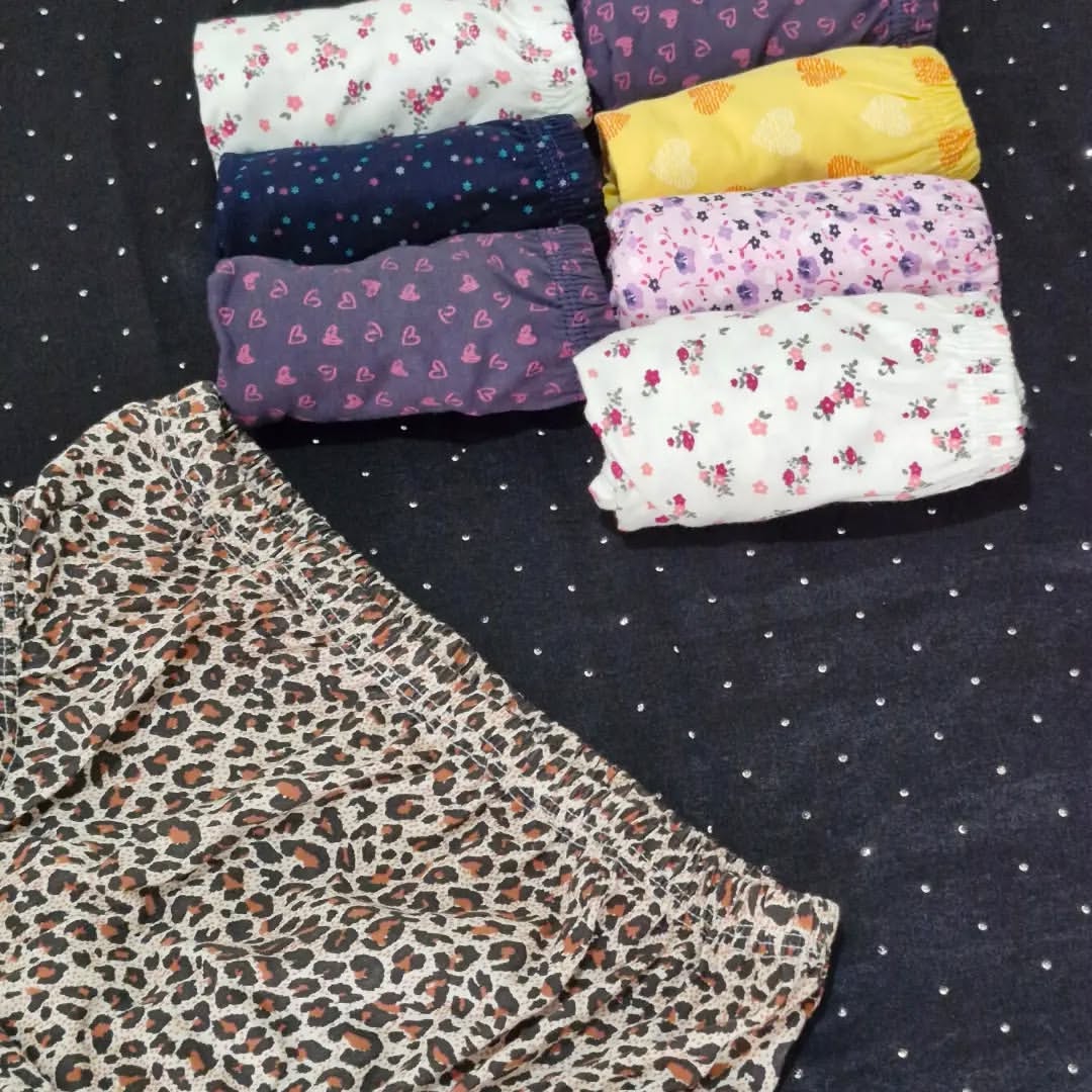 شورت زنانه طرح دار نخ پنبه اعلا سایز بزرگ